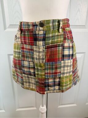 Vintage Y2K 90s American
Eagle Outfitters Plaid
Patchwork Mini Quiltcore~10
